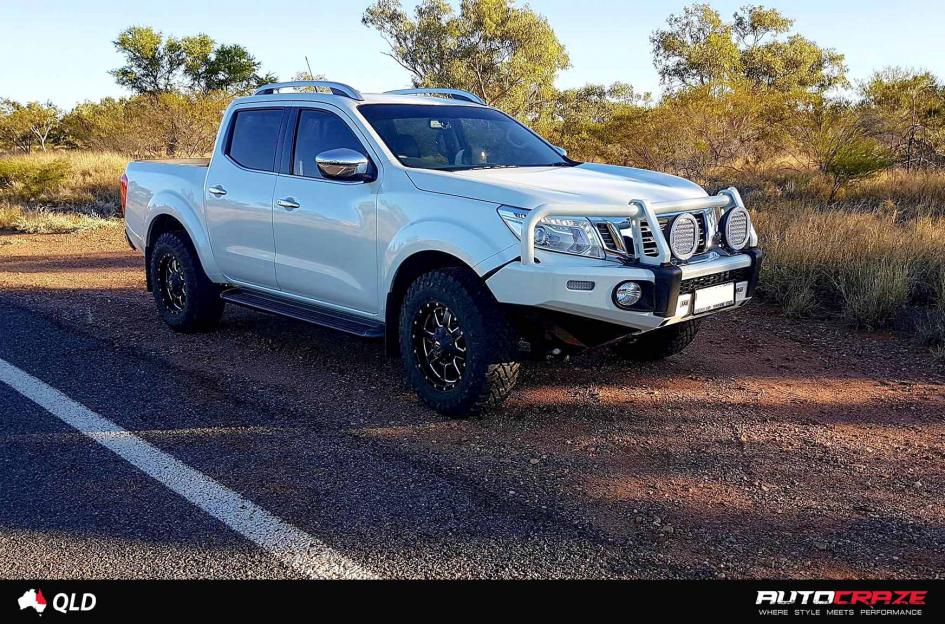 NISSAN NAVARA MAVERICK GLOSS BLACK MILLED ACCENTS